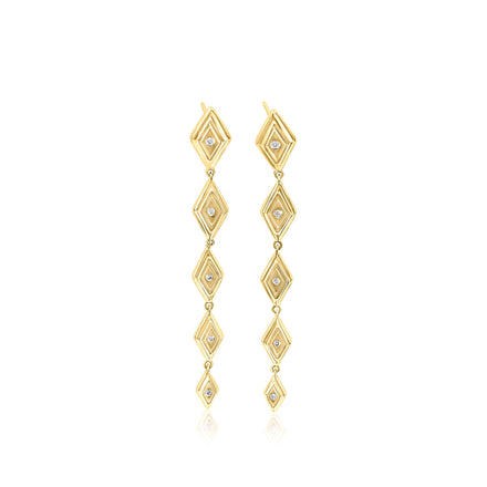 gold dangle earrings