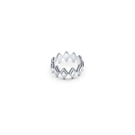 stackable unique silver ring sets