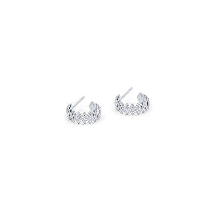 silver hoop earrings statement