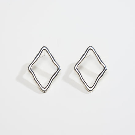 Spring St Earrings in Sterling Silver - rraine