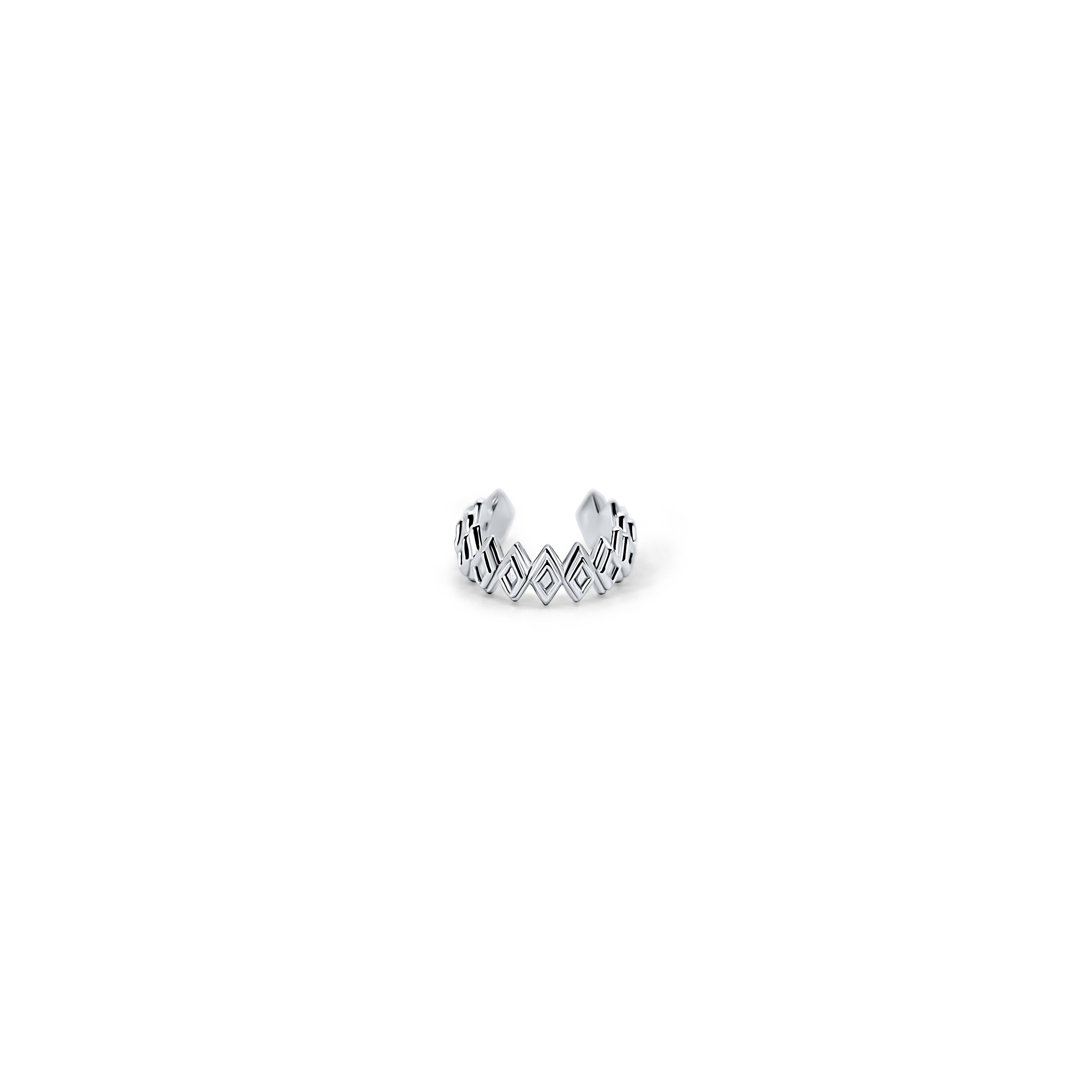silver honors ear cuff