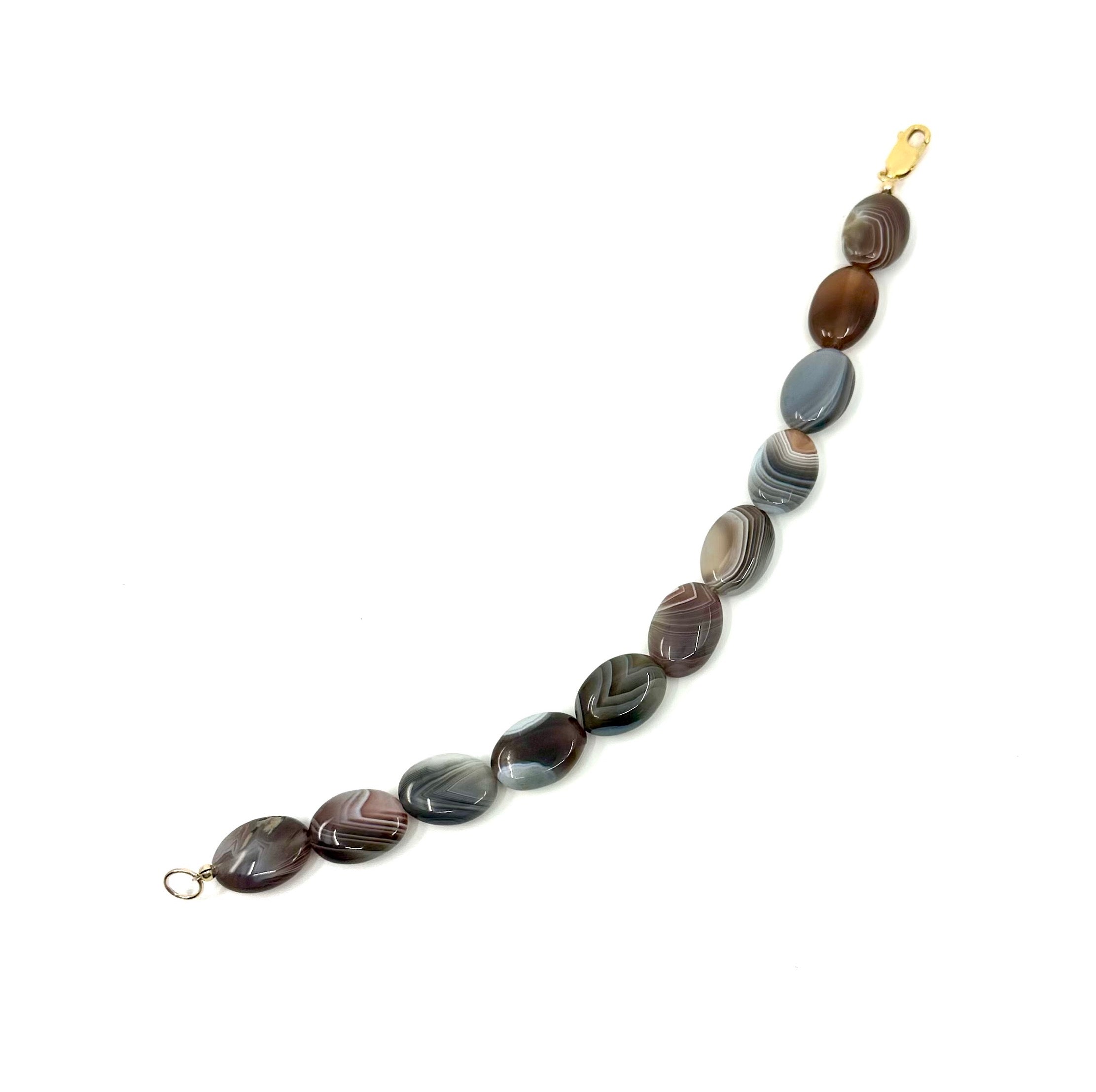 botswana agate bracelet 