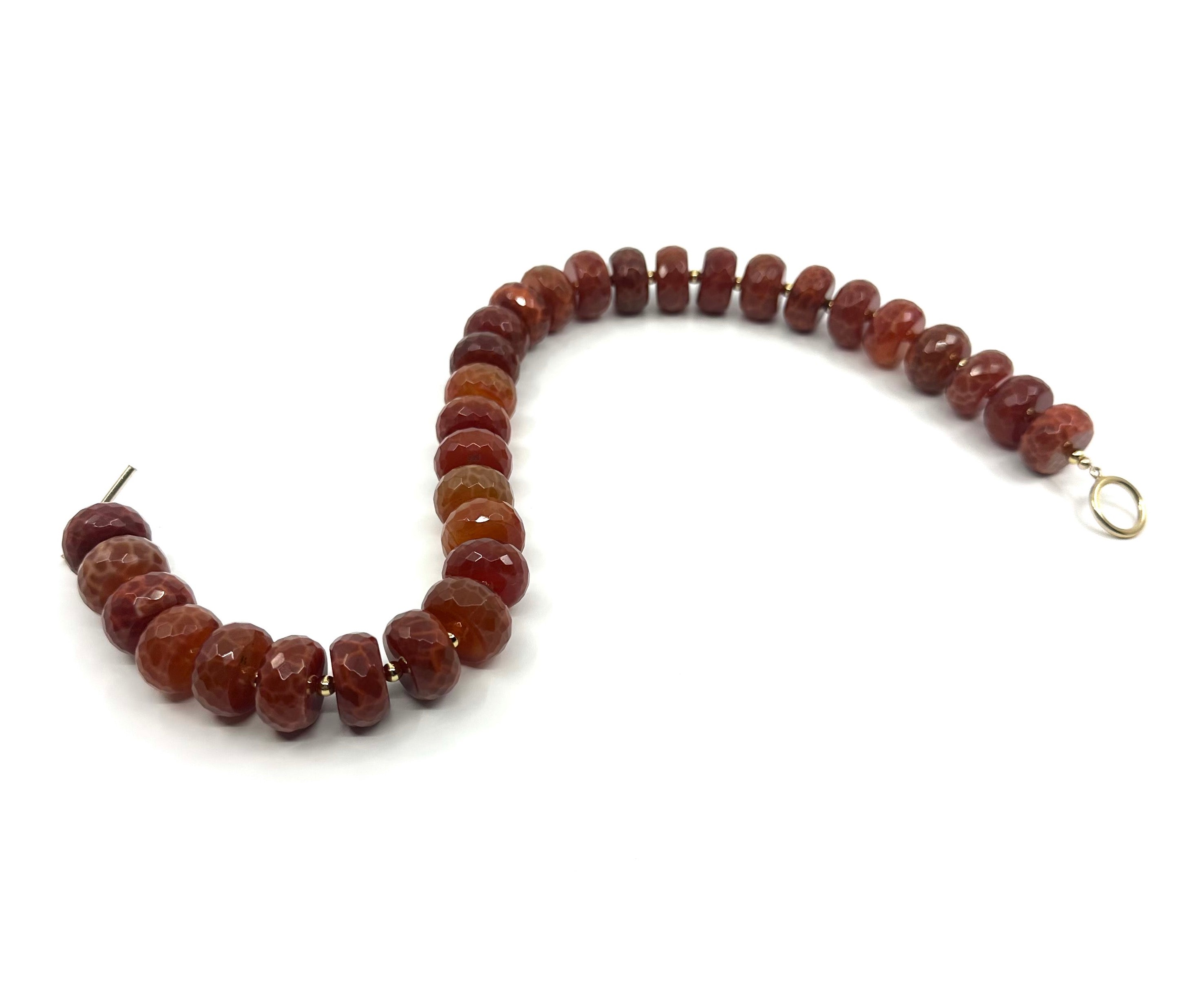 fire agate choker