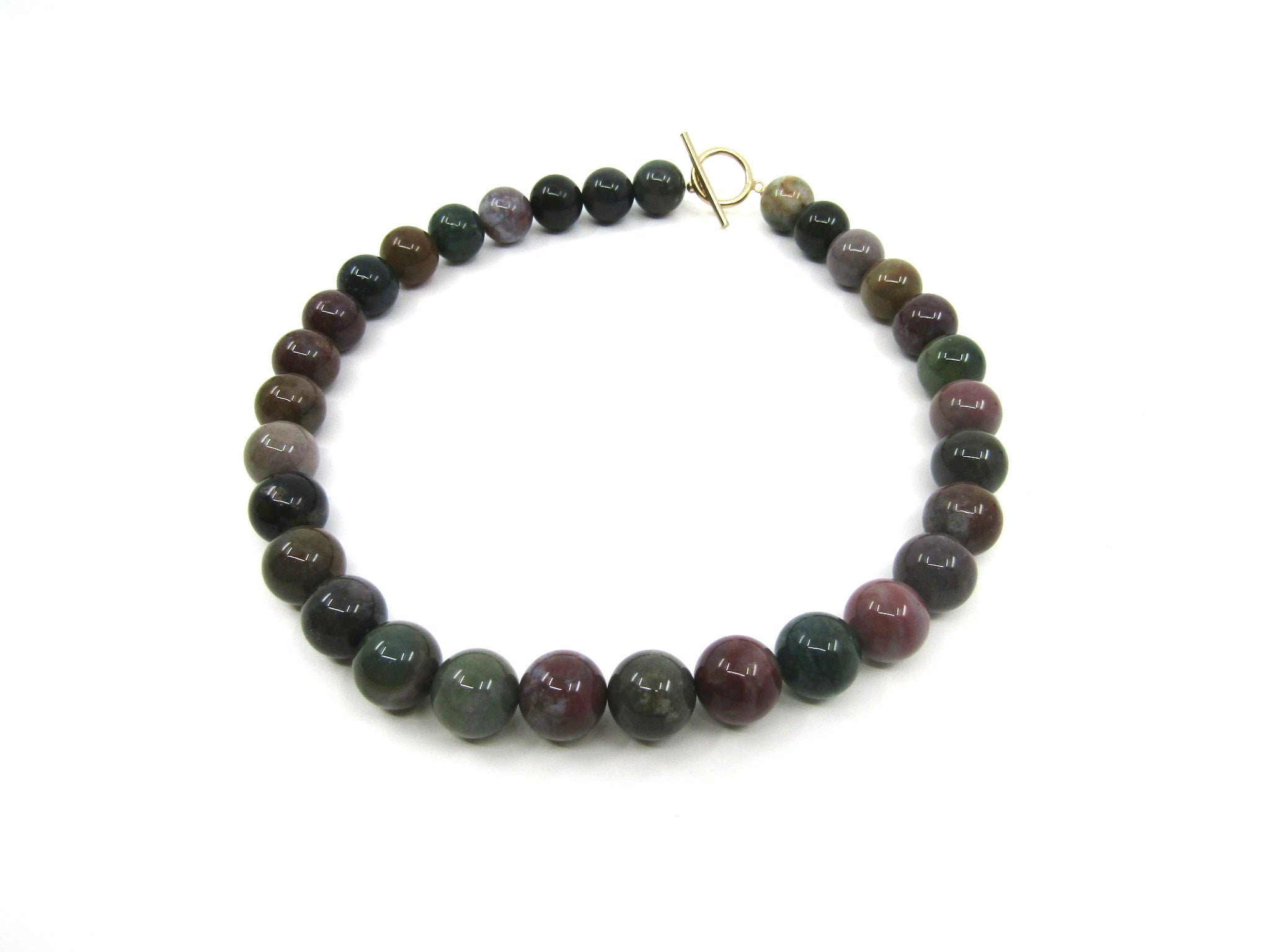 round agate choker