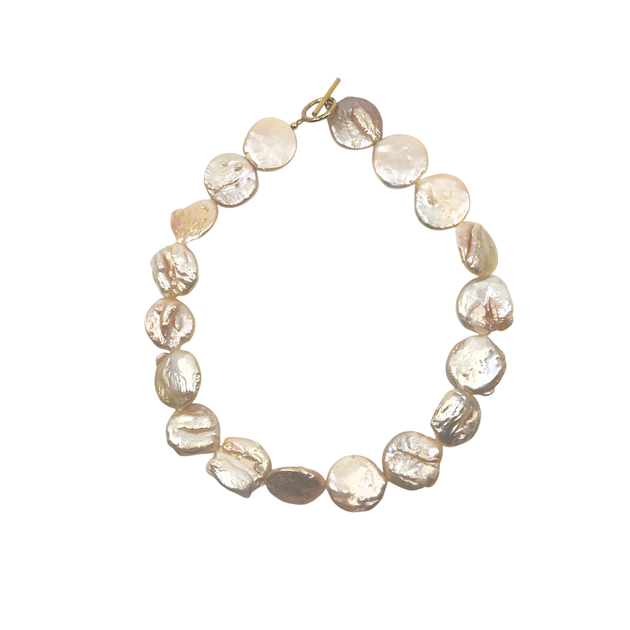 flat pearl choker