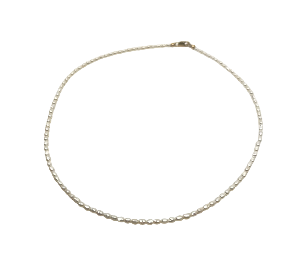 thin pearl choker