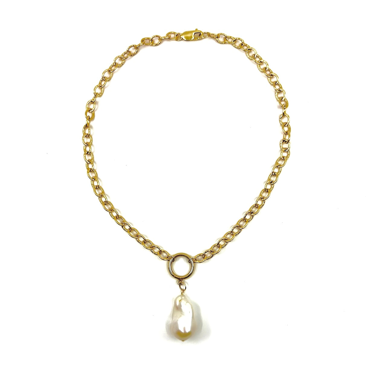 single pearl drop necklace