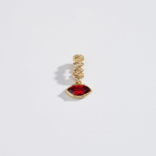 BARA PENDANT / GARNET / GOLD - rraine
