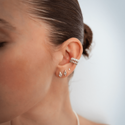 stud earrings with diamonds