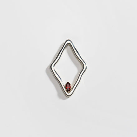 PENDANT / GARNET / SILVER / GOLD - rraine